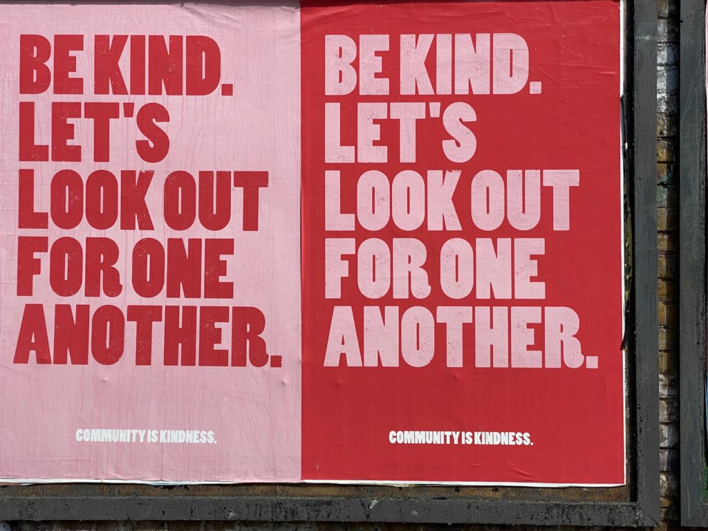 'Be Kind' poster
